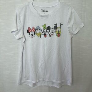 Disney White T-Shirt with Character Print